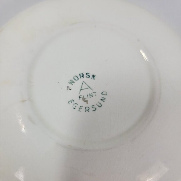 Lot of 6 Egersund Norway Black Pheasant Transferware Norsk Flint Bowl Soup Berry - Picture 11 of 11